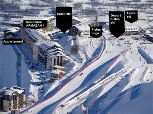 L'Armazan - Studio Pieds De Piste Plat D'Adet Saint-Lary-Soulan Buitenkant foto